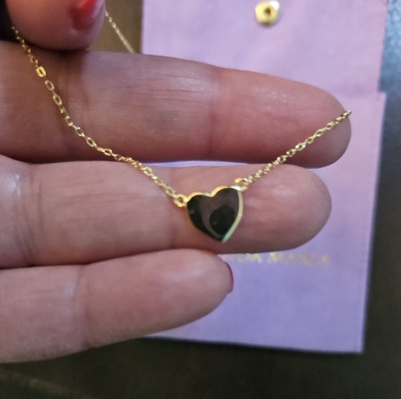 ‼️MELINDA MARIA‼️You Have My Heart Necklace, Gold - Picture 2 of 3